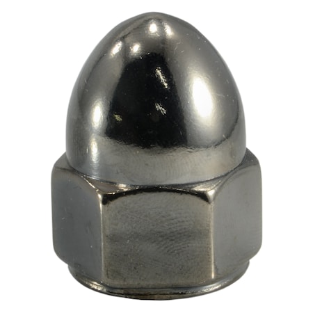 Midwest Fastener Acorn Nut, 5/8"-11, Steel, Chrome Plated, 3 PK 34387